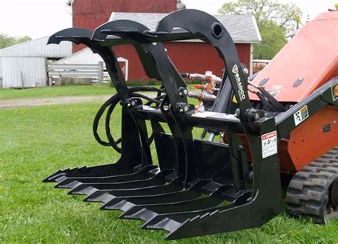 brush grapples for skid steer|heavy duty skid steer grapple.